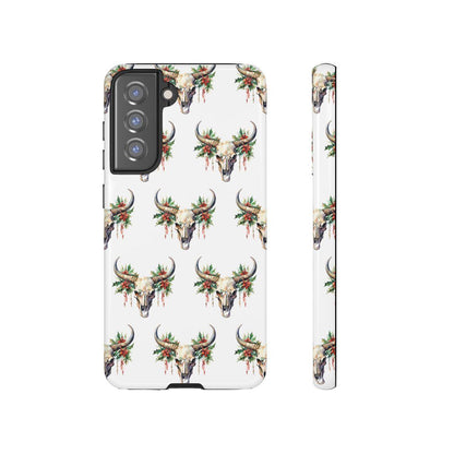 Christmas Bull Skull Tough Case