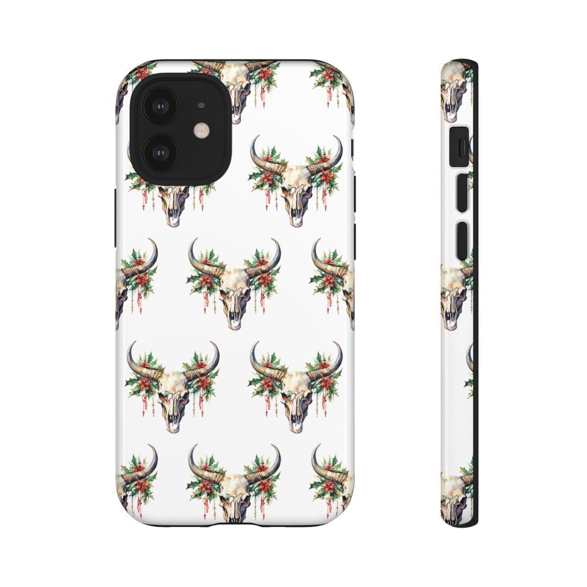 Christmas Bull Skull Tough Case