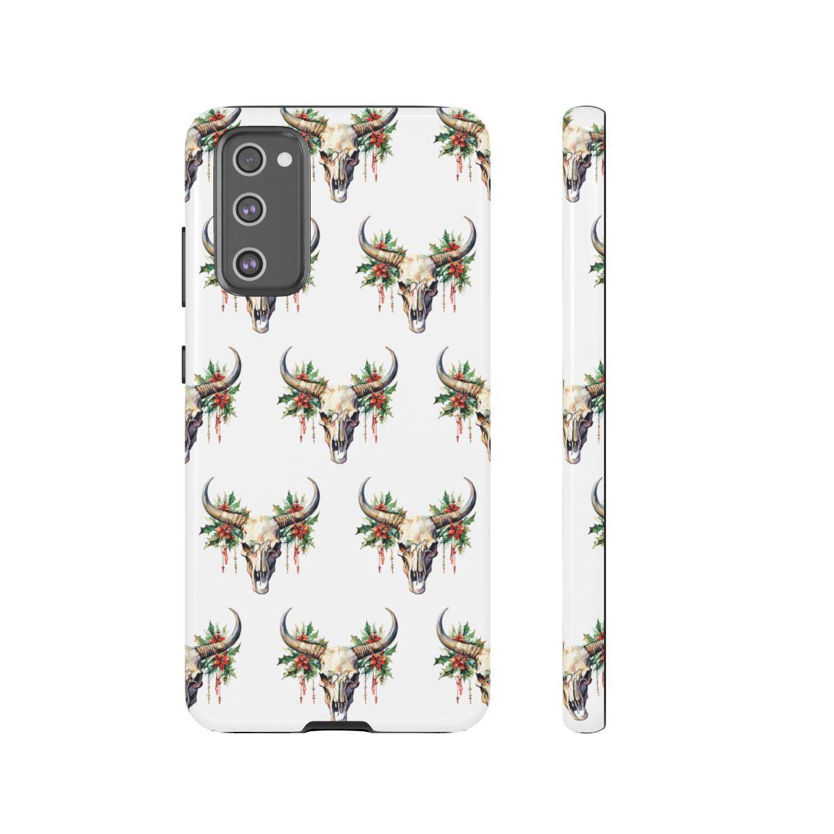 Christmas Bull Skull Tough Case