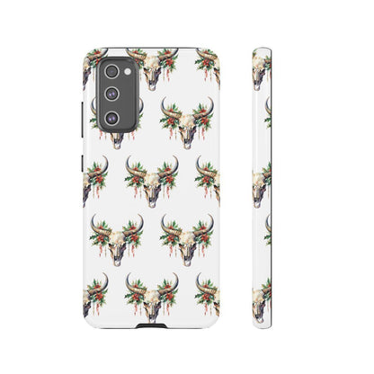 Christmas Bull Skull Tough Case