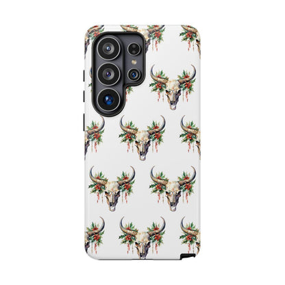 Christmas Bull Skull Tough Case