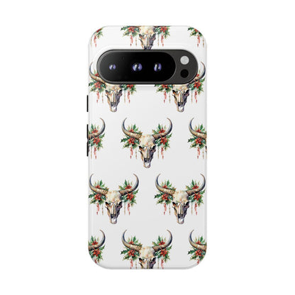 Christmas Bull Skull Tough Case