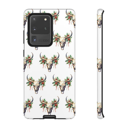 Christmas Bull Skull Tough Case