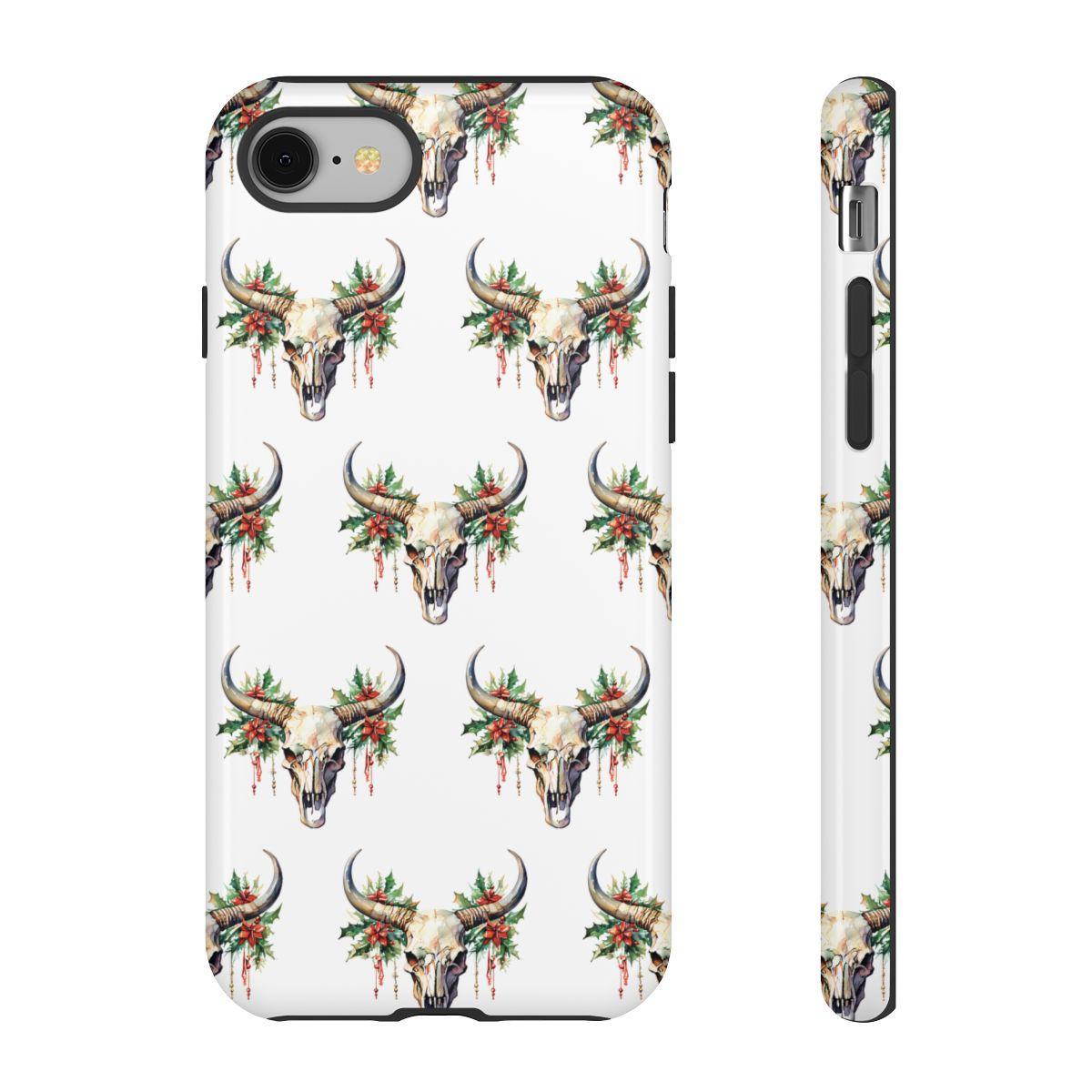 Christmas Bull Skull Tough Case