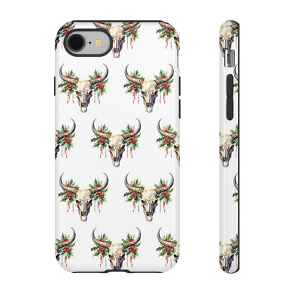 Christmas Bull Skull Tough Case