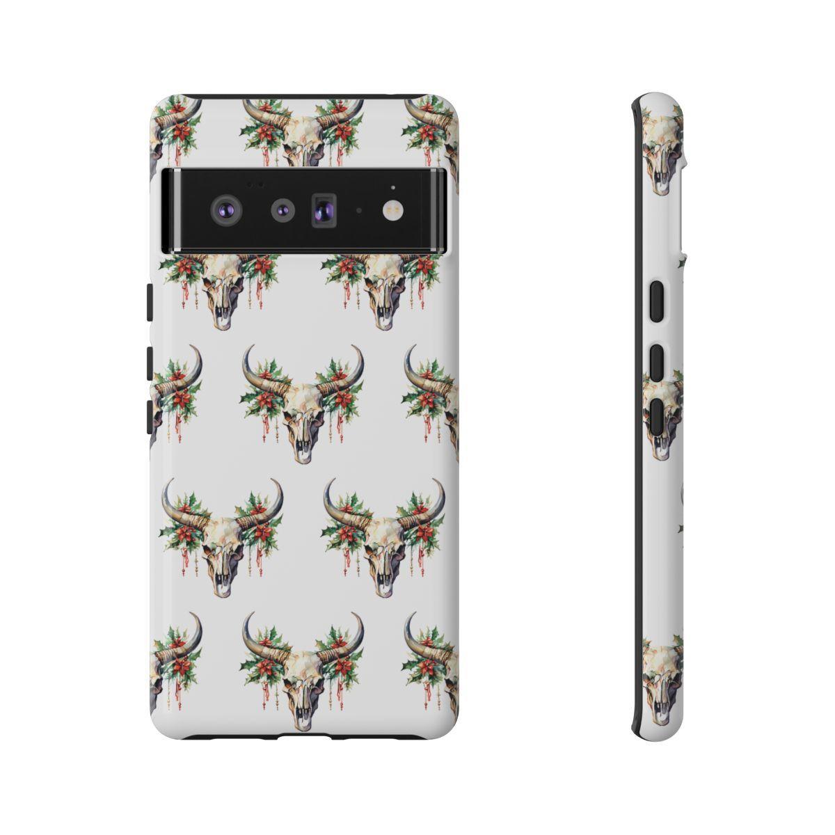 Christmas Bull Skull Tough Case