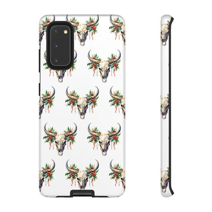 Christmas Bull Skull Tough Case