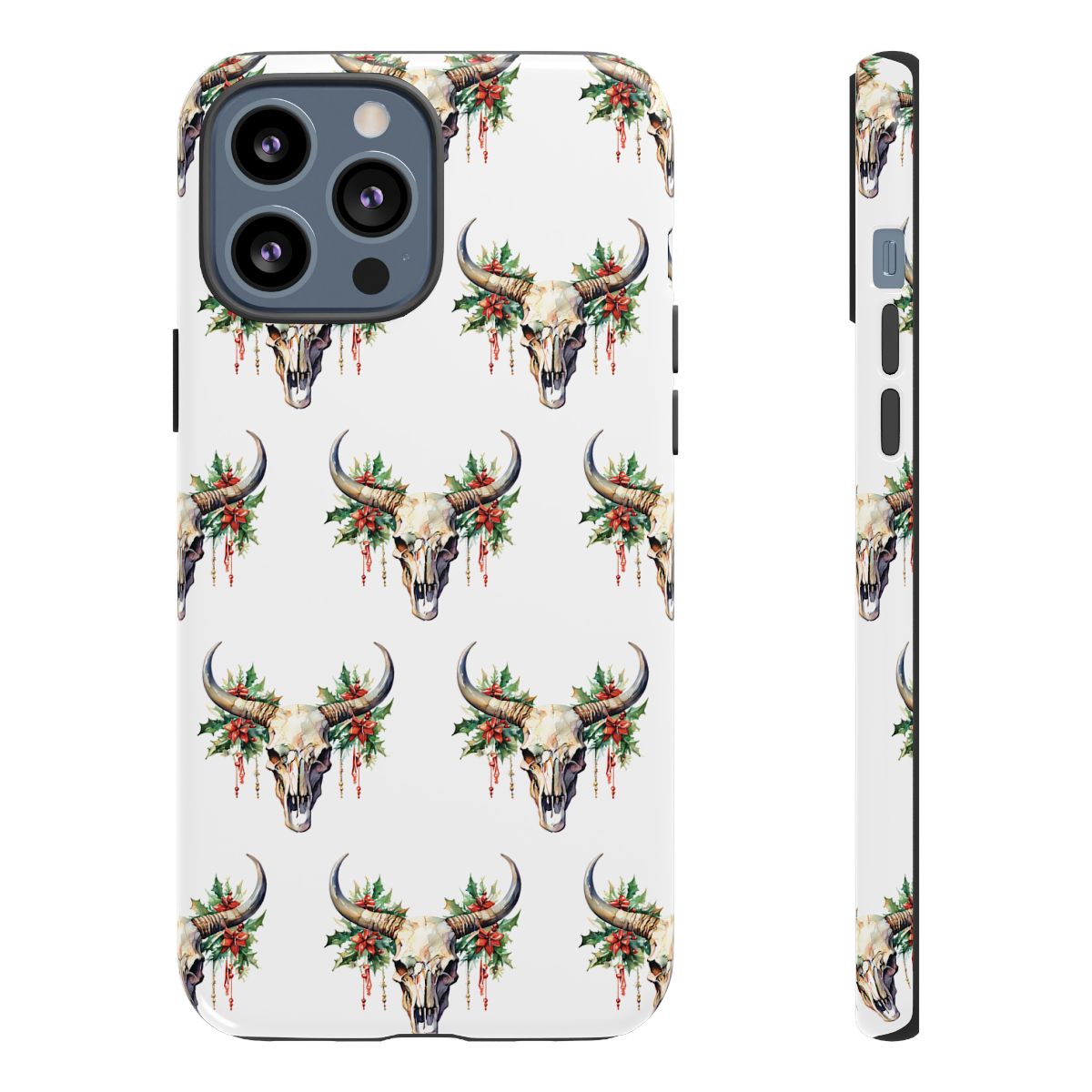 Christmas Bull Skull Tough Case