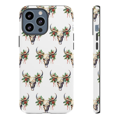 Christmas Bull Skull Tough Case