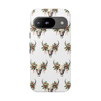 Christmas Bull Skull Tough Case