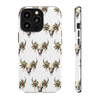 Christmas Bull Skull Tough Case