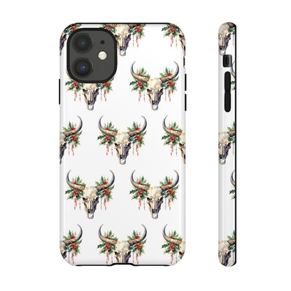 Christmas Bull Skull Tough Case