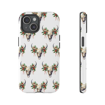 Christmas Bull Skull Tough Case