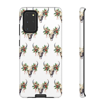 Christmas Bull Skull Tough Case