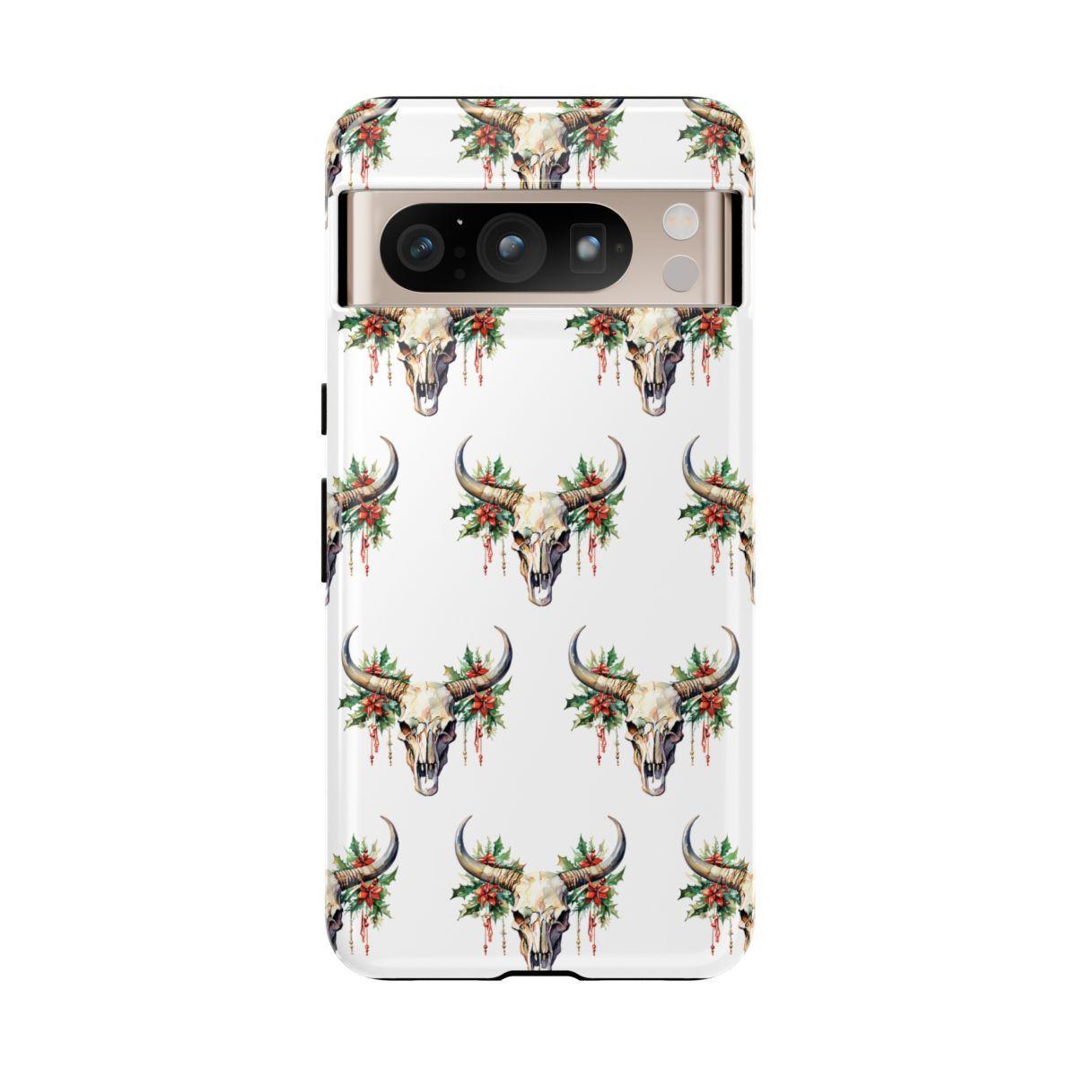 Christmas Bull Skull Tough Case