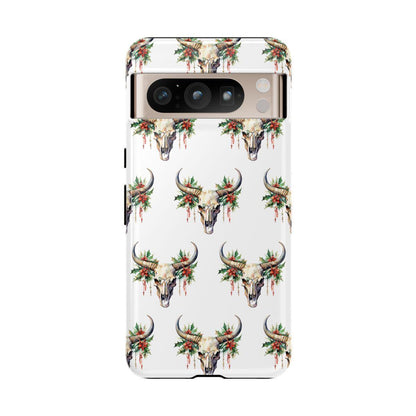Christmas Bull Skull Tough Case