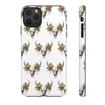 Christmas Bull Skull Tough Case