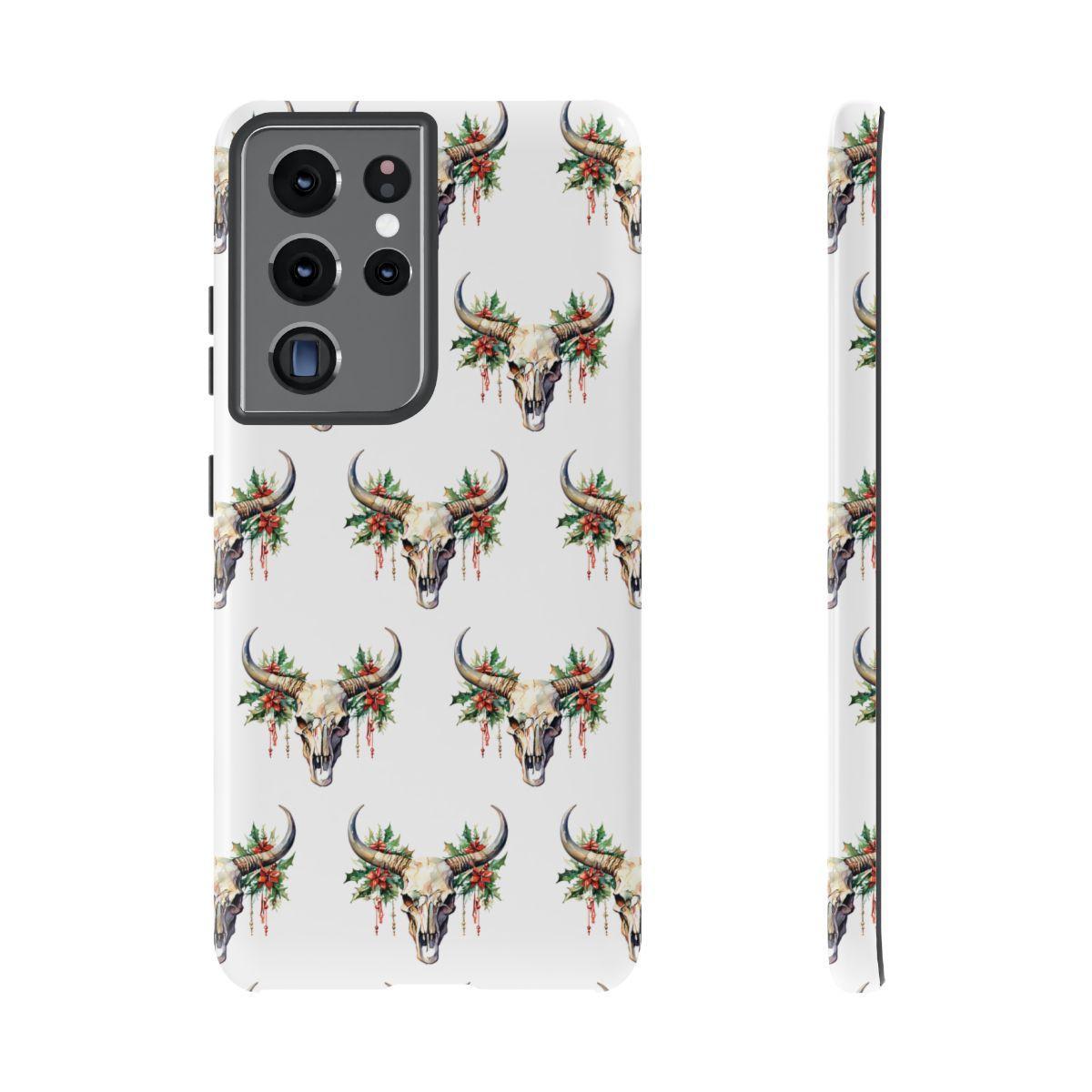 Christmas Bull Skull Tough Case