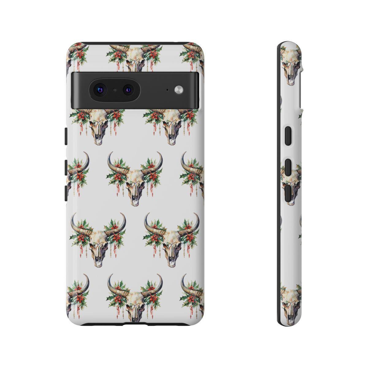 Christmas Bull Skull Tough Case