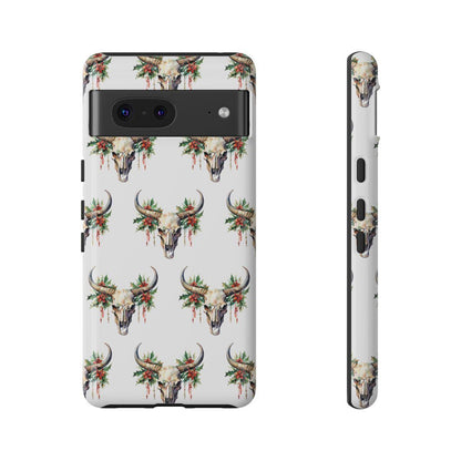 Christmas Bull Skull Tough Case