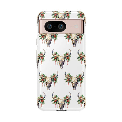 Christmas Bull Skull Tough Case