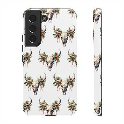 Christmas Bull Skull Tough Case