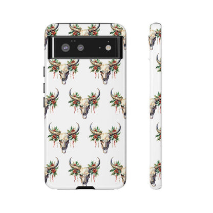 Christmas Bull Skull Tough Case