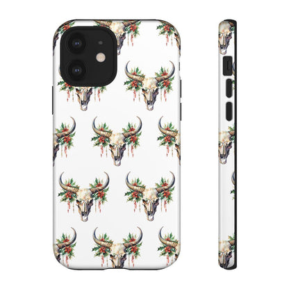 Christmas Bull Skull Tough Case