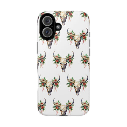 Christmas Bull Skull Tough Case