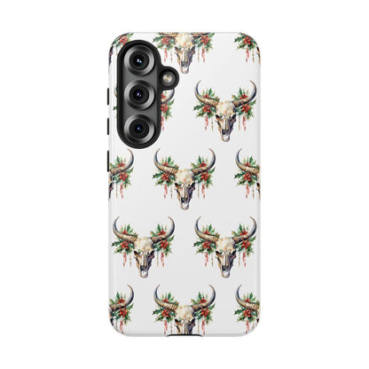 Christmas Bull Skull Tough Case