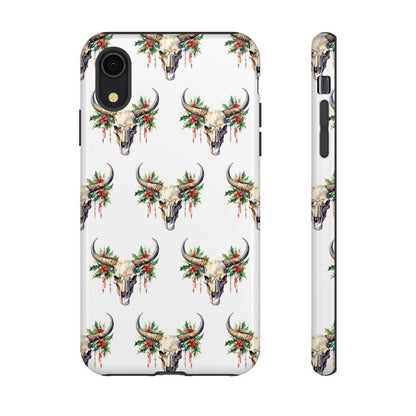 Christmas Bull Skull Tough Case