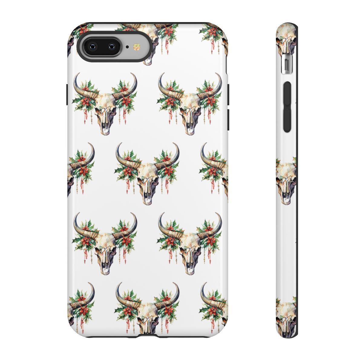 Christmas Bull Skull Tough Case