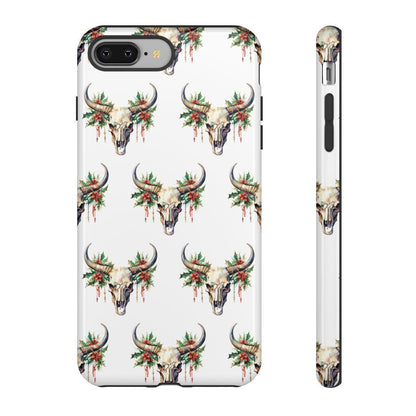 Christmas Bull Skull Tough Case