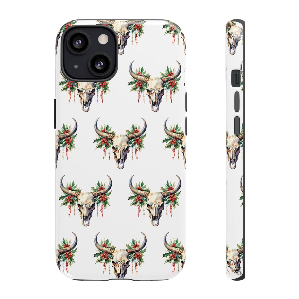 Christmas Bull Skull Tough Case