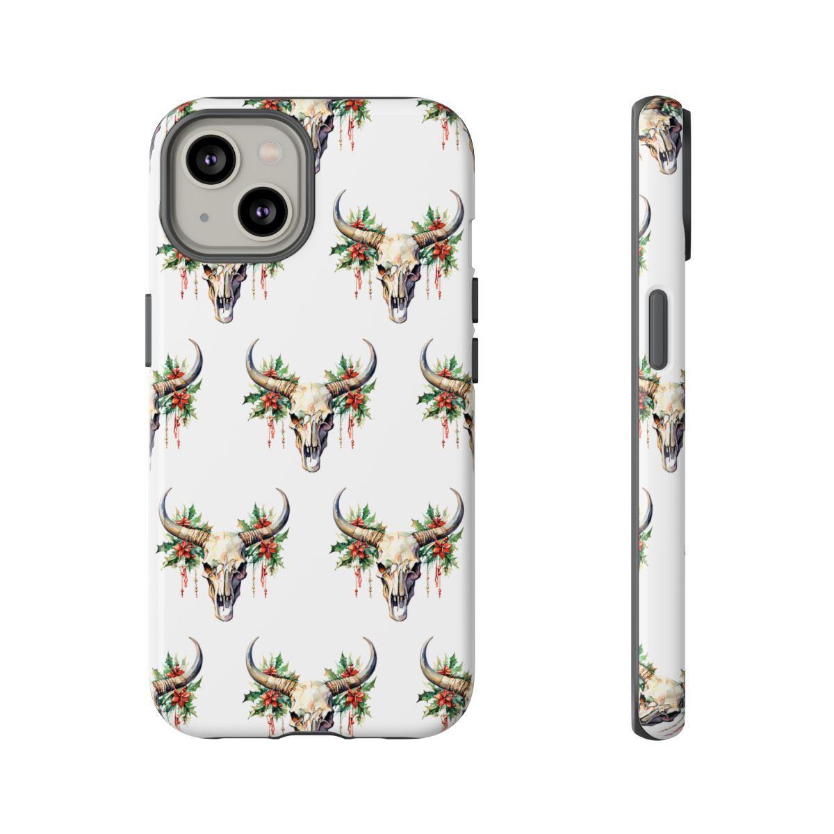 Christmas Bull Skull Tough Case
