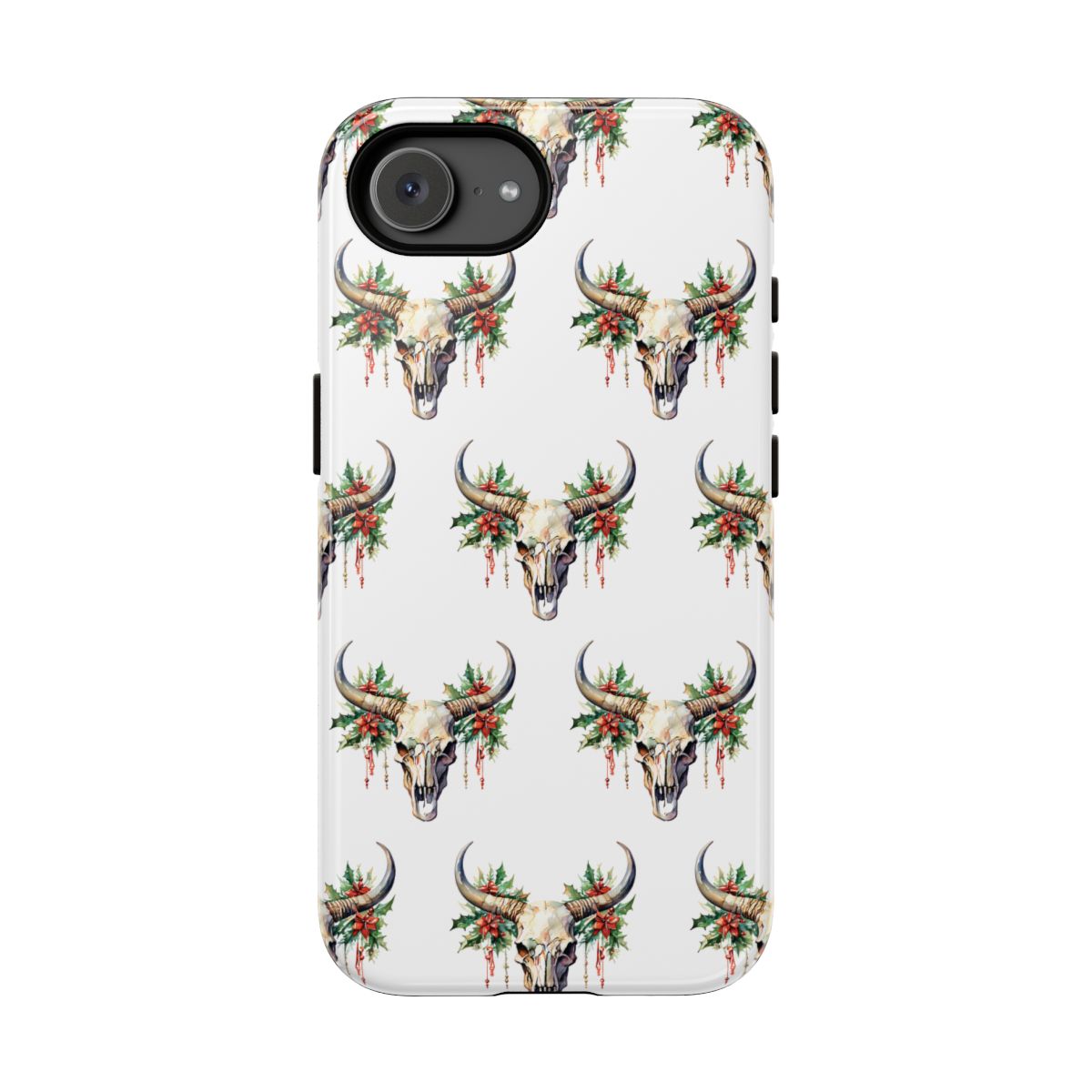 Christmas Bull Skull Tough Case - iPhone 16e