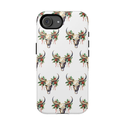 Christmas Bull Skull Tough Case - iPhone 17e