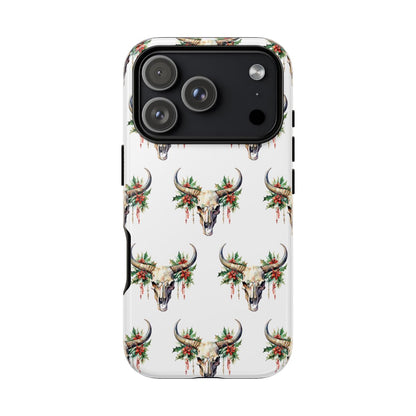 Christmas Bull Skull Tough Case - iPhone 18 Pro