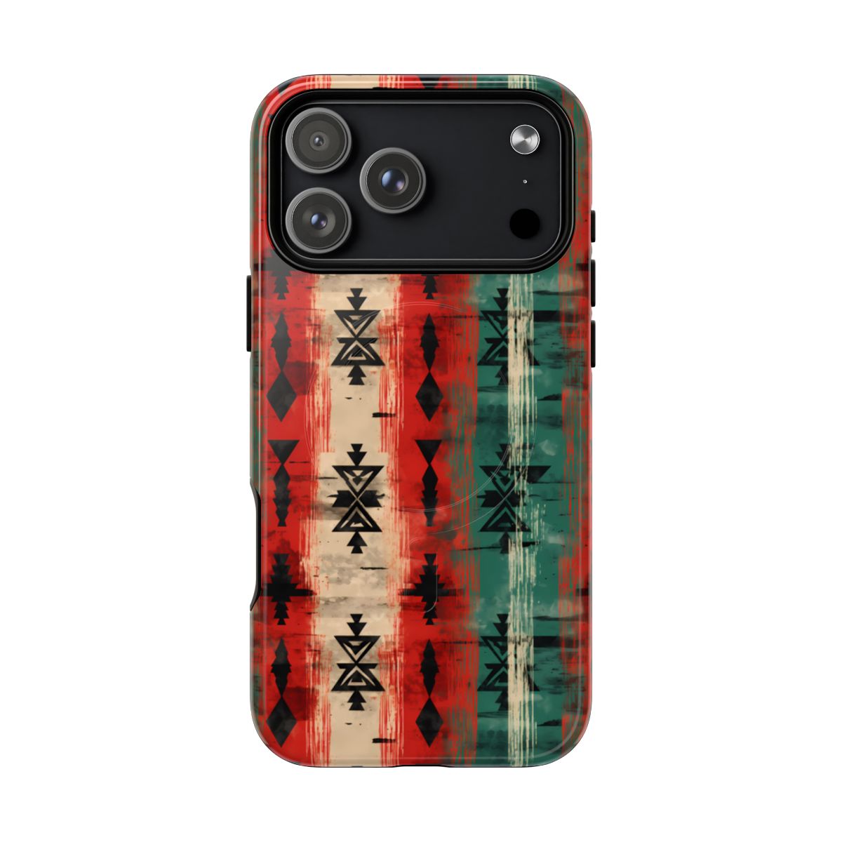 Christmas Grunge Aztec Magnetic Case