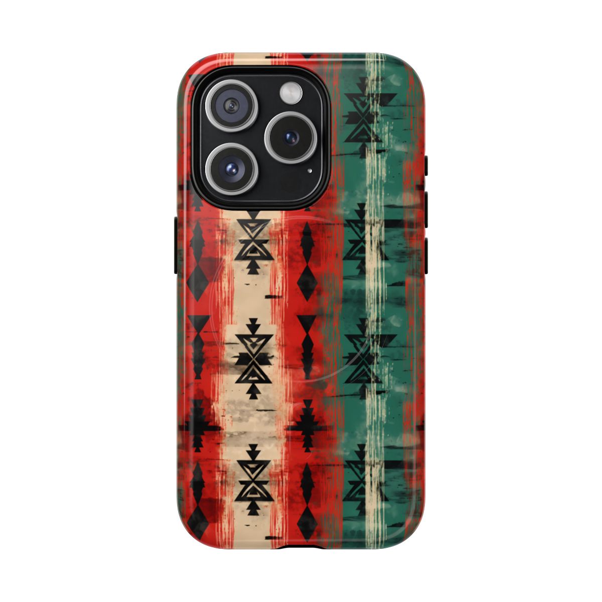 Christmas Grunge Aztec Magnetic Case