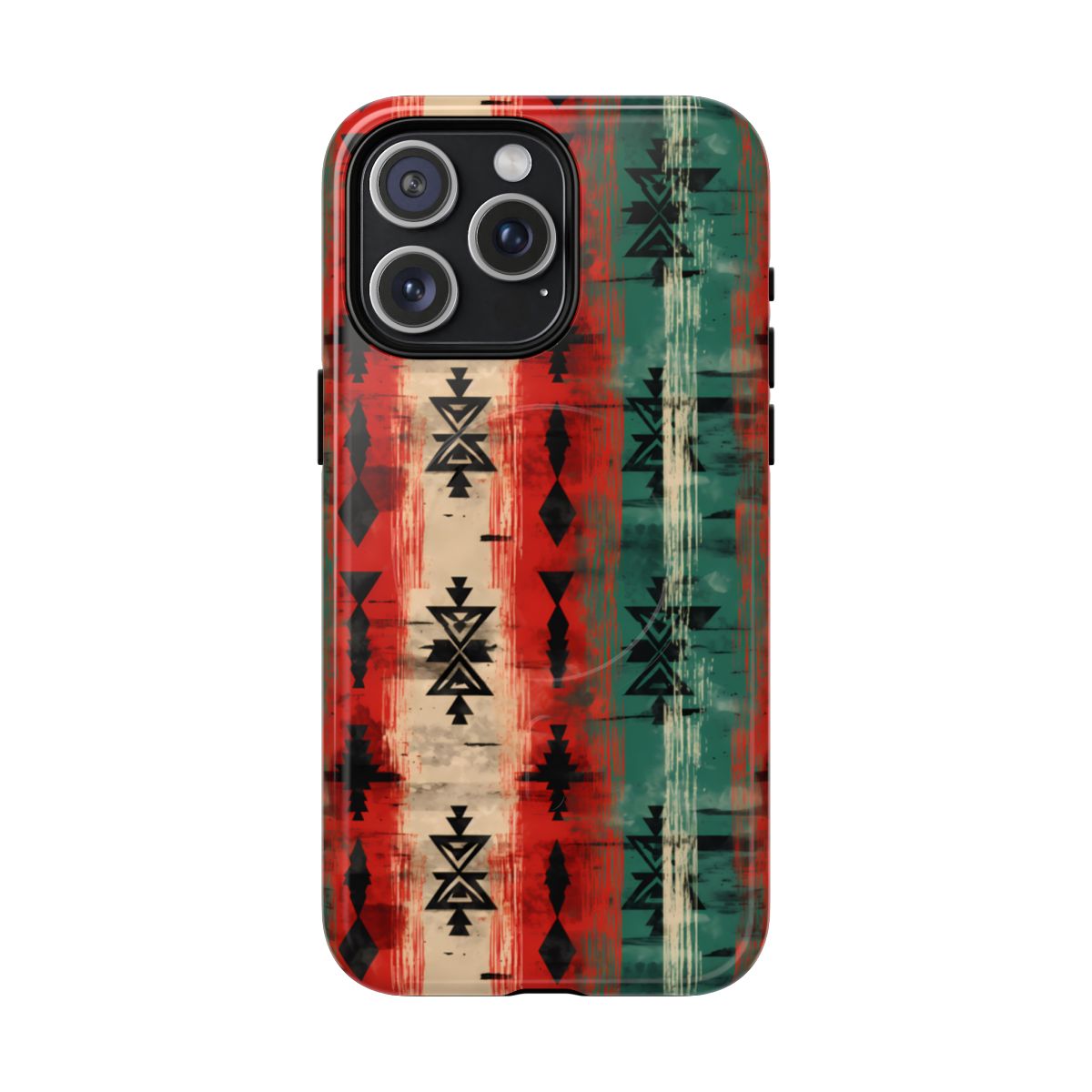 Christmas Grunge Aztec Magnetic Case