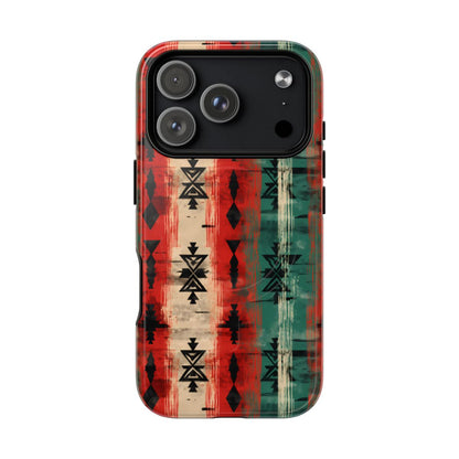 Christmas Grunge Aztec Magnetic Case