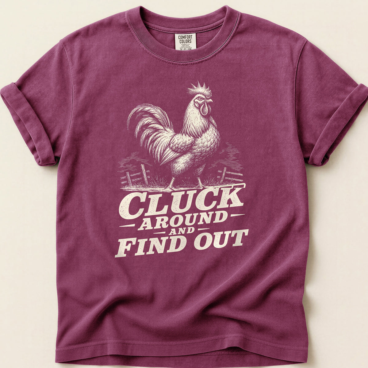 Cluck Around T-shirt on Berry
