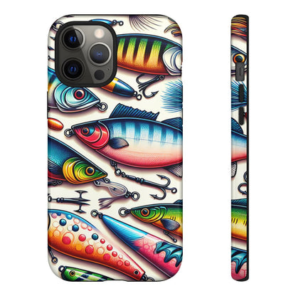 Colorful Fishing Lures Tough Case