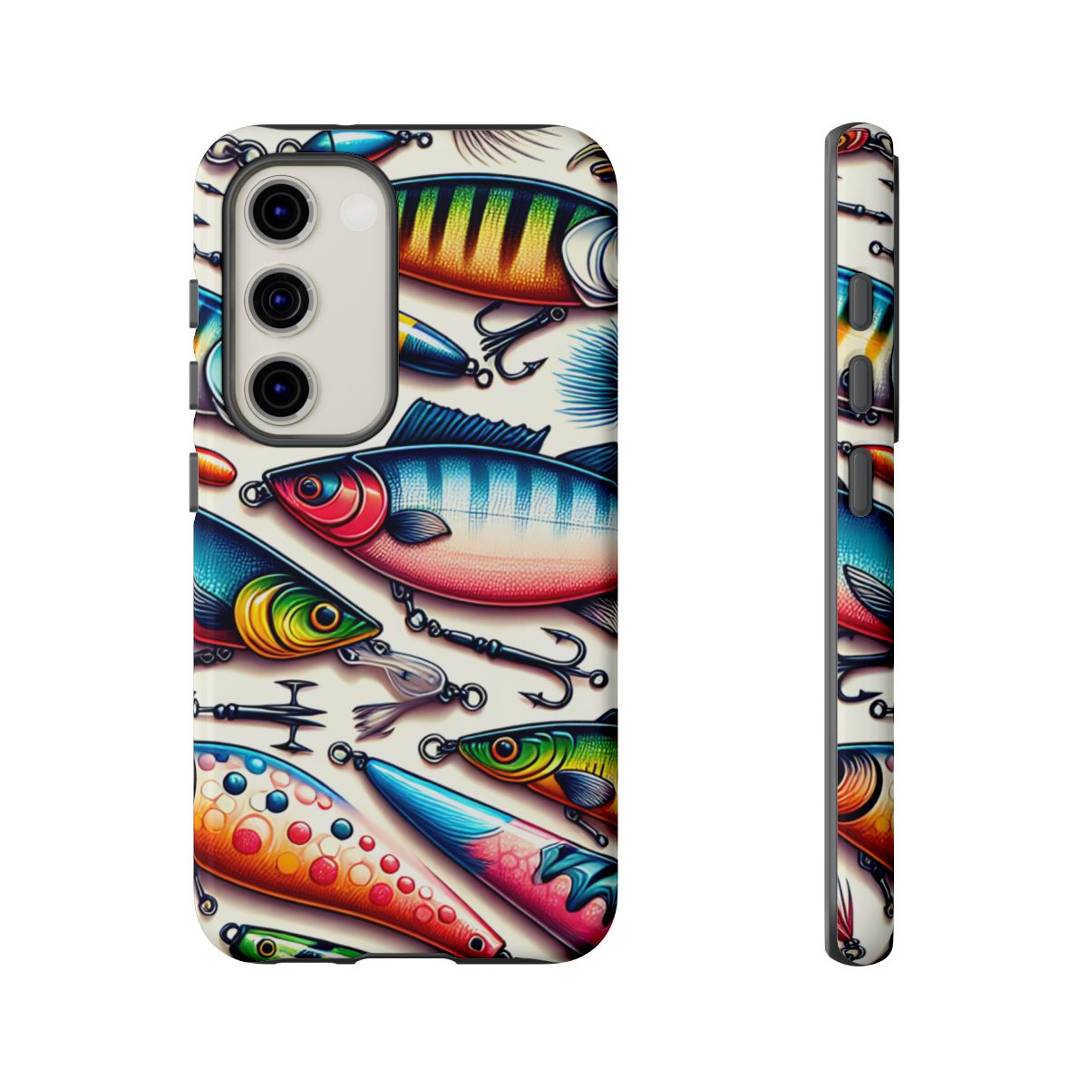 Colorful Fishing Lures Tough Case