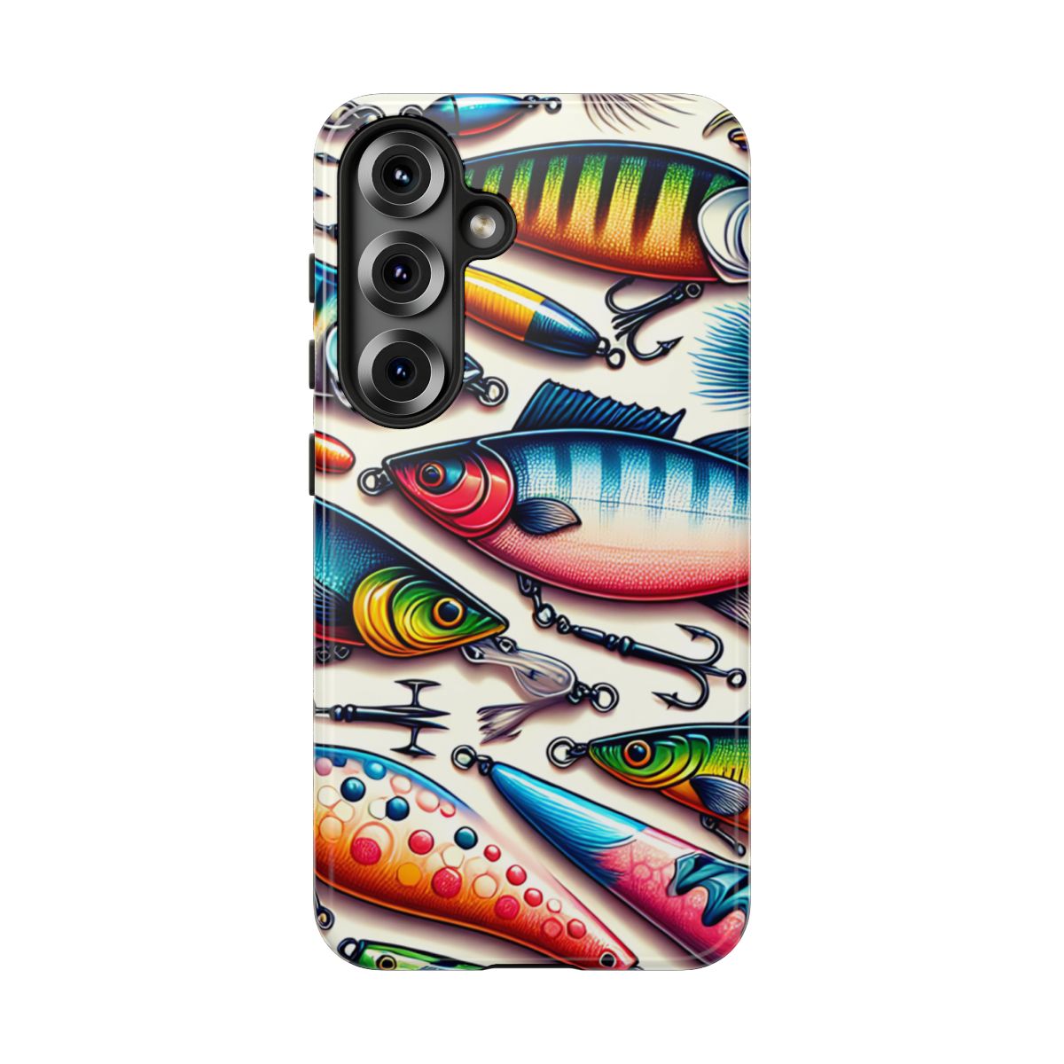 Colorful Fishing Lures Tough Case