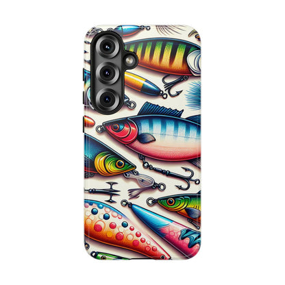 Colorful Fishing Lures Tough Case