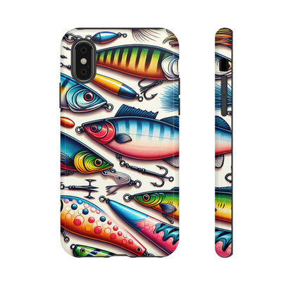 Colorful Fishing Lures Tough Case