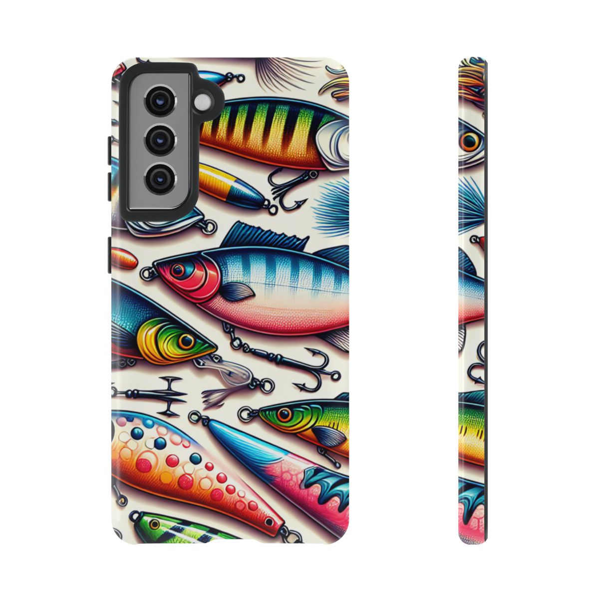 Colorful Fishing Lures Tough Case