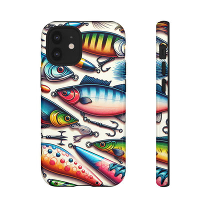 Colorful Fishing Lures Tough Case